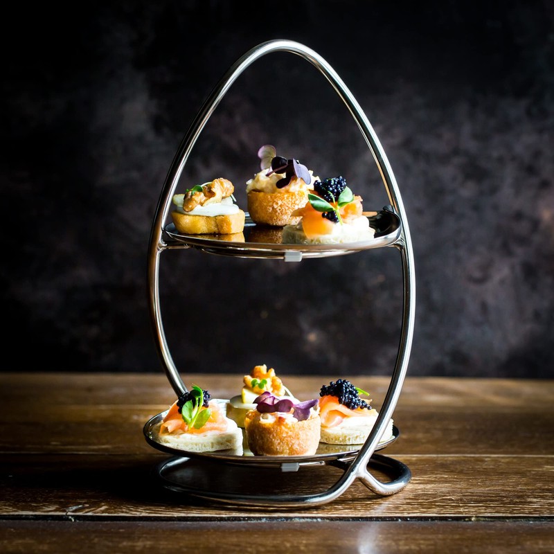 Robert Welch Drift Canape Stand (inc. Trays)