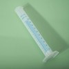 Euvoym 1 Piece 100ml Transparent Blue Line Measuring Graduated Cylinder
