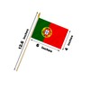 Portugal Stick Flag 4x6IN 12 Pack Small Mini Portuguese National