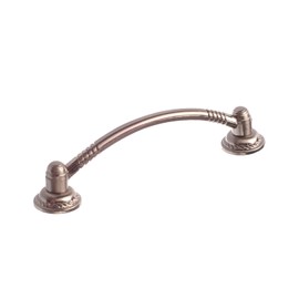 Richelieu Hardware BP236796195 Provence Collection 3 3/4-inch (96 mm) Center-to-Center Brushed Nickel Traditional Cabinet and Drawer Pull Handle for Kitchen, Bathroom, and Furniture