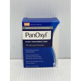 PanOxyl Acne Treatment Bar, 10% Benzoyl Peroxide, 4 oz (113 g)