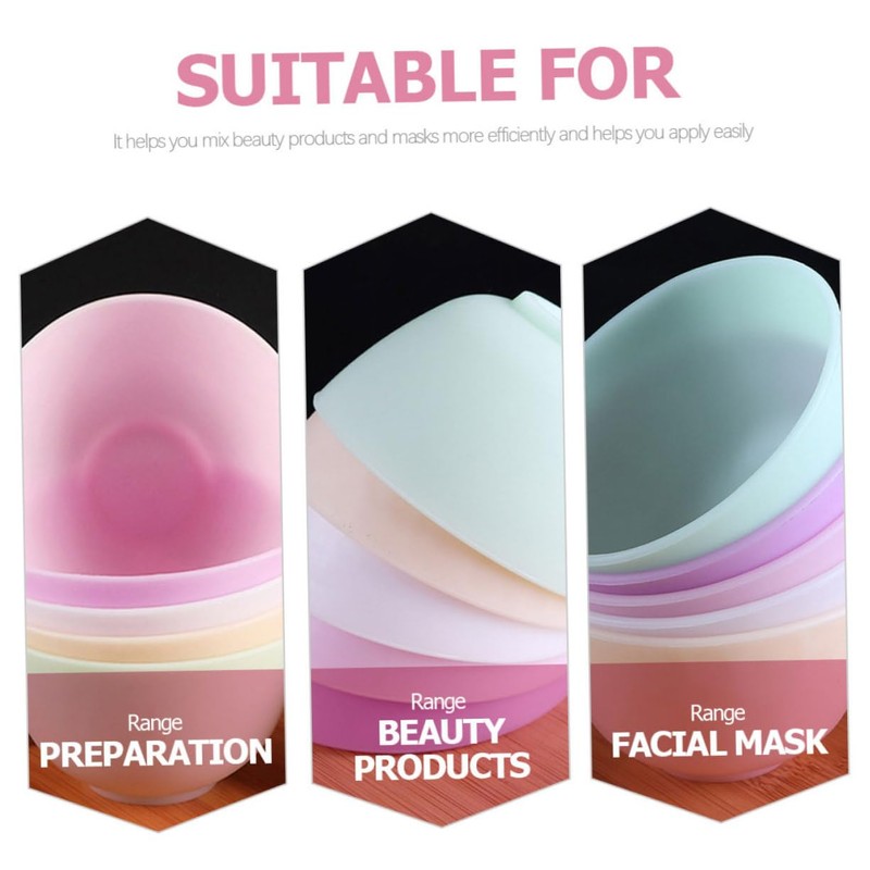 minkissy 5pcs Facial Mask Bowl Mask Mixing Bowl Mask Mixing
