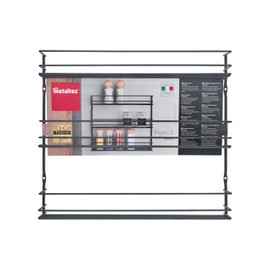 Pepito TouchTherm Lava Spice Rack 3-Tier 36 x 8 x 31 cm