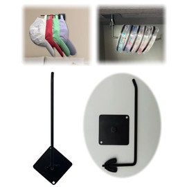 ASENAME Tumbler Lid Organizer, Cup Lid Organizer, Hat Organizer for Closet， Under Cabinet Tumbler Lid Organizer, Suitable for Cup and Lid Organizer(Square 1 PCS)