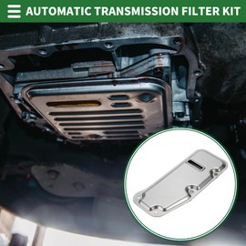 Motoforti Automatic Transmission Filter Kit Transmission Oil Filter Set for Toyota Hiace 2TR-FE 2005-2023 Metal with Washer No.3533030060 Silver Tone Durable