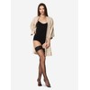 Merry Style Ladies Hold-Up Stockings with Pattern 20 DEN GI1108,