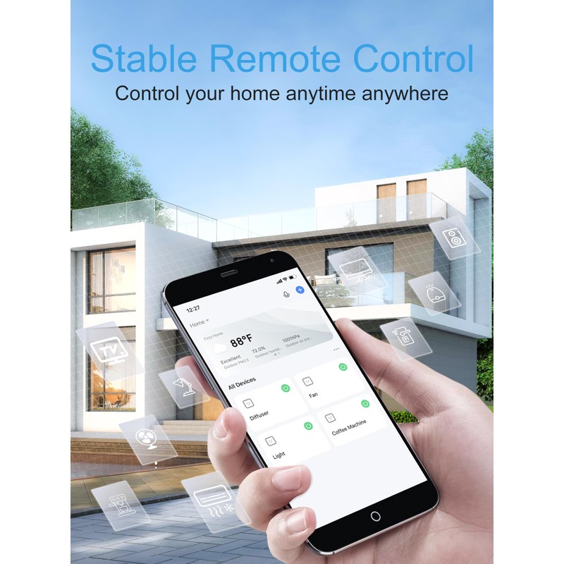 EIGHTREE Smart Plug 15A, Smart Plugs That Compatible with Alexa