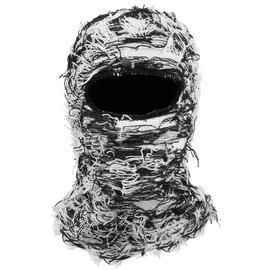 Clakllie Fuzzy Thermal Cycling Ski Mask Distressed Beanie Mask Neck Warmer Trending Distress Mask Yeat Inspired