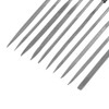 Sourcingmap 10Pcs Smooth Cut Steel Needle File Set with Plastic