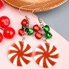 UNVOJL Earrings Christmas Earrings Christmas Dangle Earring (Candy)