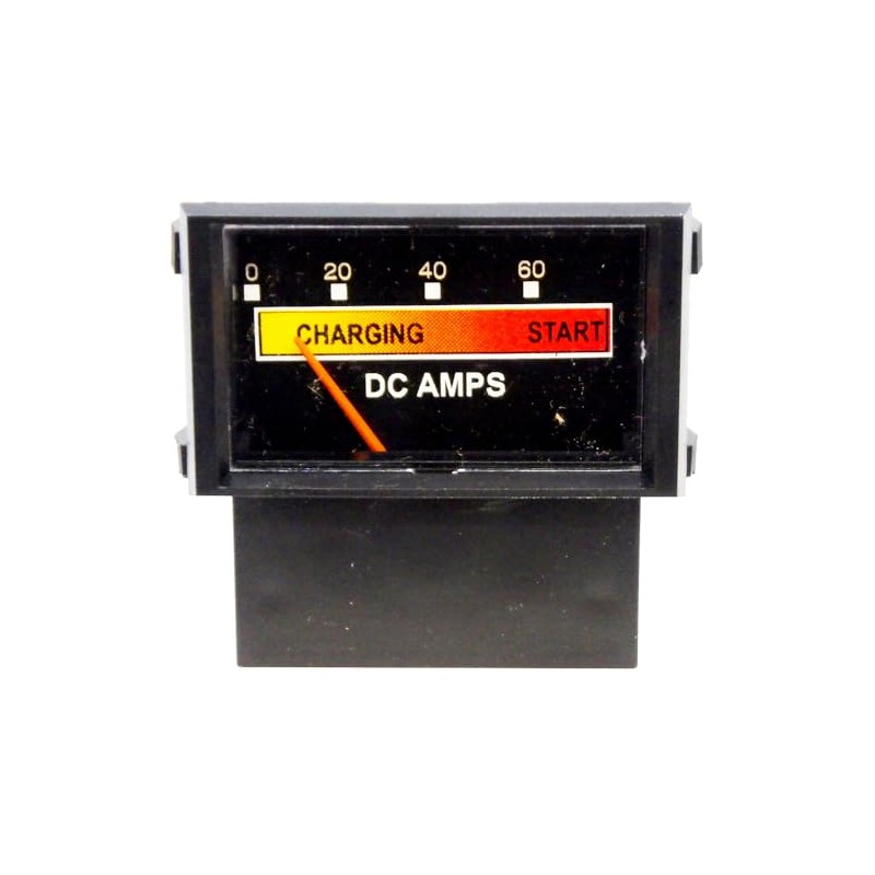 60 Amp Meter with Start for Century/Solar/Schumacher Battery Chargers, Snap-in