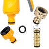 Topways® brass garden hose connector set, connector for the start