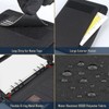 WYNEX Tactical Notebook Padfolio Ring Binder with 80 Sheets, Zipper