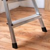 4pcs Ladder Feet Rubber Pads Non-Slip Rubber Ladder Feet Replacement