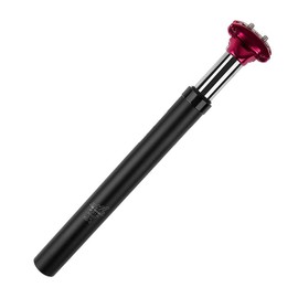 Black Red Suspension Seat Post 27.2/28.6/30.0/30.4/30.9/31.6/33.9 x 350mm Seatpost (27.2x350mm)