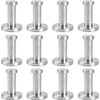 Tebery Pack of 12 Coat Hooks Stainless Steel Towel Hooks