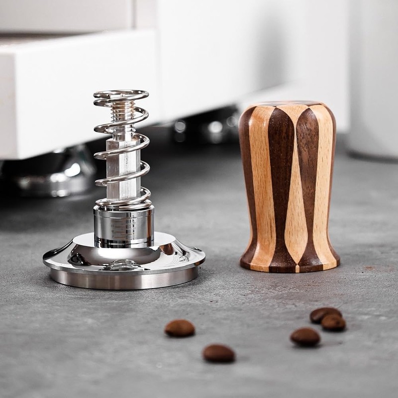 CAPFEI Spring Loaded Tamper 54 mm with Flat Base Self-Leveling