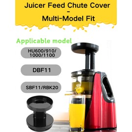 Replacement Feed Cap Compatible with Hurom Juicers (Fits Models: HU600/910/1000/1100/DBF11/SBF11/RBK20)