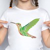 FINGERINSPIRE Hummingbird Stencil 29.7 x 21 cm Plastic Hummingbird Pattern