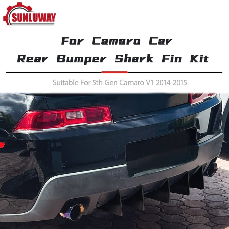 for Camaro 5th Gen Rear Diffuser Set V1 2014-2015, 5