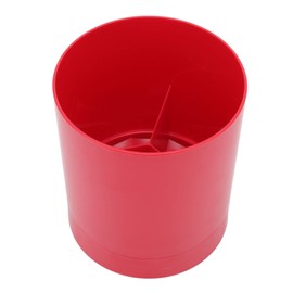 TOPINCN Utensil Holder, Countertop Utensil Holder 360 Degree Rotatable Chopstick Basket Countertop Organizer Tableware Storage Container(Red)