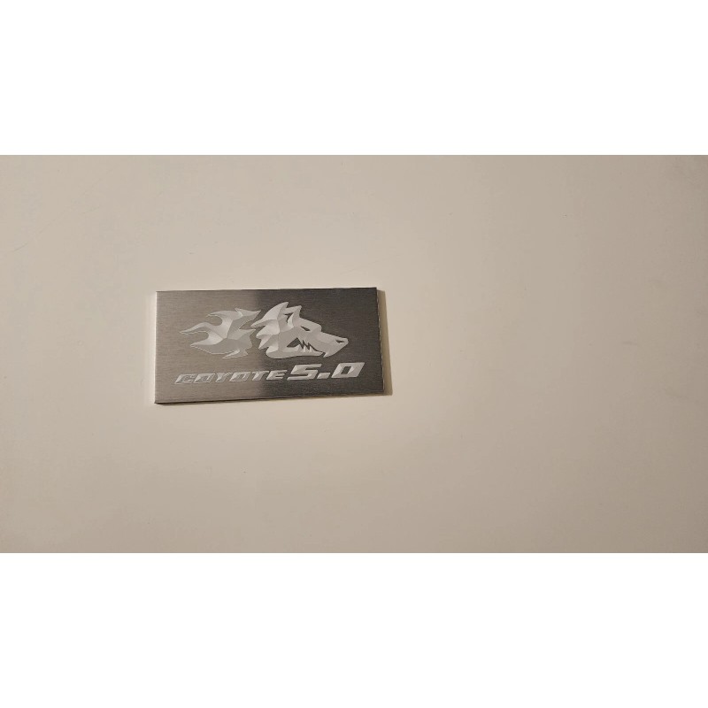 Coyote Mustang 2011-2023+ Mustang Coyote v2 Interior Engraved Badge Dash