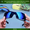 Acefrog 4 Pairs Polarized Replacement Lenses for Oakley Oil Rig