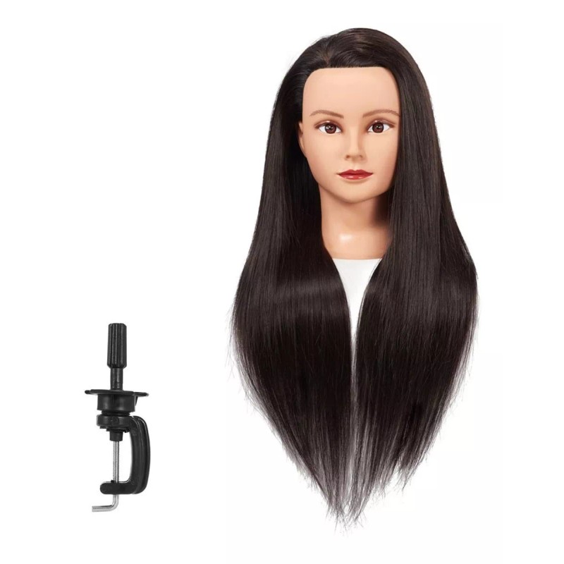 XUCHANG RUIYIN HAIR PRODUCTS Cabeza De Maniquí Entrenamiento Cabello Sintético
