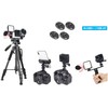1/4" Camera Accessories Fixed Adapter Camera Tripod Head Durable Metal