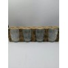 Home Essentials Retroware Pineapple Glasses (Set Of 4) Rock 13