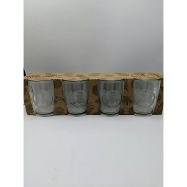 Home Essentials Retroware Pineapple Glasses (Set Of 4) Rock 13 oz