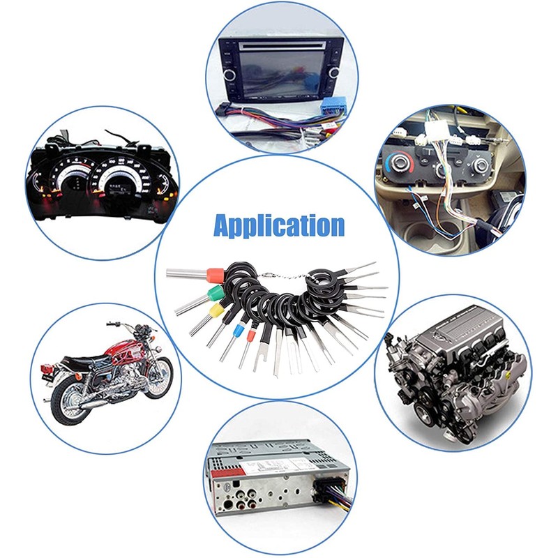 87 Piece Set Connector Pin Removal Tool Coupler Connector Wire