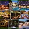 Banord Outdoor String Lights, 48FT Waterproof Patio Lights with 2W