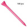 Zivisk Wooden Golf Tees 3-1/4" 100 Count 83mm Pink