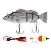Robotic Swimming Fishing Lure Self Swimming Electronic Fishing Bait USB