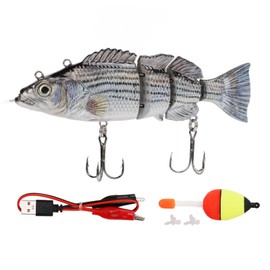 Robotic Swimming Fishing Lure Self Swimming Electronic Fishing Bait USB Rechargeable Lure for Freshwater Saltwater