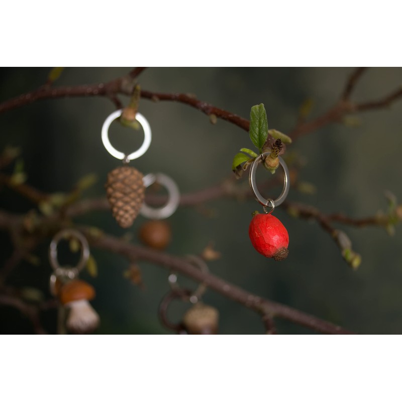 Wildlife Garden - Key ring - key ring - rose