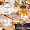 3-Piece Fine Mesh Stainless Steel Strainer Set for Kitchen Use