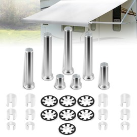Power Awning Arm Repair Pin Kit Fits for Power Rv Camper Trailer, RV Awning Parts W/Spacers Kit, Equivalent to Part 431840 540900 43184,436366 Awning Arm Repair Pins
