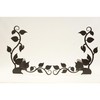 Design Specialties Fireplace Ivy Design Black Andiron