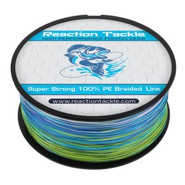 Reaction Tackle Braided Fishing Line Camo Aqua 25LB 300yd