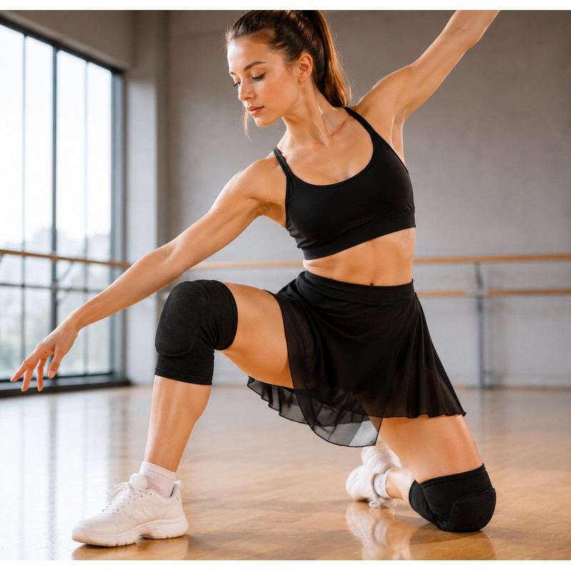 Protective Knee Pads for Sports – Shock-Absorbing Sponge Support Sleeves
