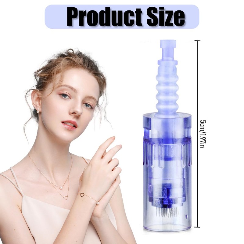 EYVRPAU Pack of 10 Dermapen Needles Replacement Derma Pen Micro