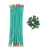 6" Copper Ground Wires with Green Ground Screws, UL Listed