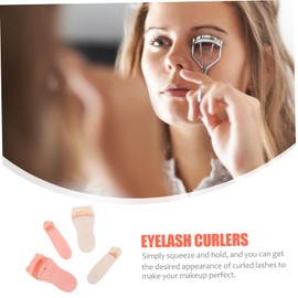 Healeved Essential Lash Curler Set 4 Pcs Mini Wide Angle Eyelash Clips Long Lasting Lash Curls Easy to Use for Travel