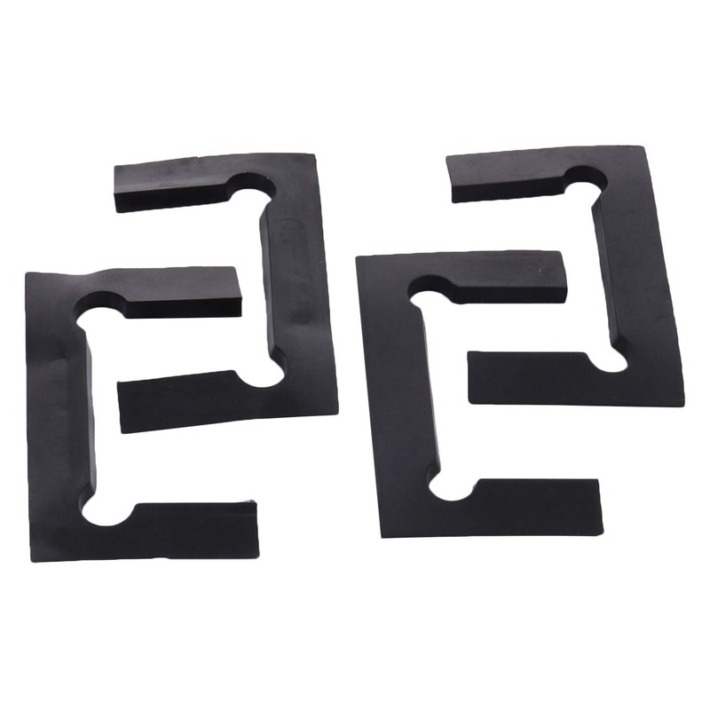 CRL Black Replacement Gasket Pack with Fin for Geneva Hinges