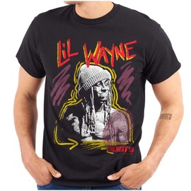 Lil Wayne Graffiti Next 50 Hip Hop Graphic T Shirt Men or Women Black