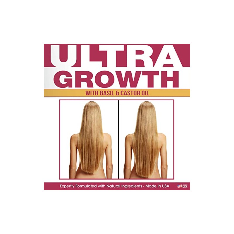 Difeel Ultra Growth Basil & Castor Hair Oil Tratamiento acondicionador