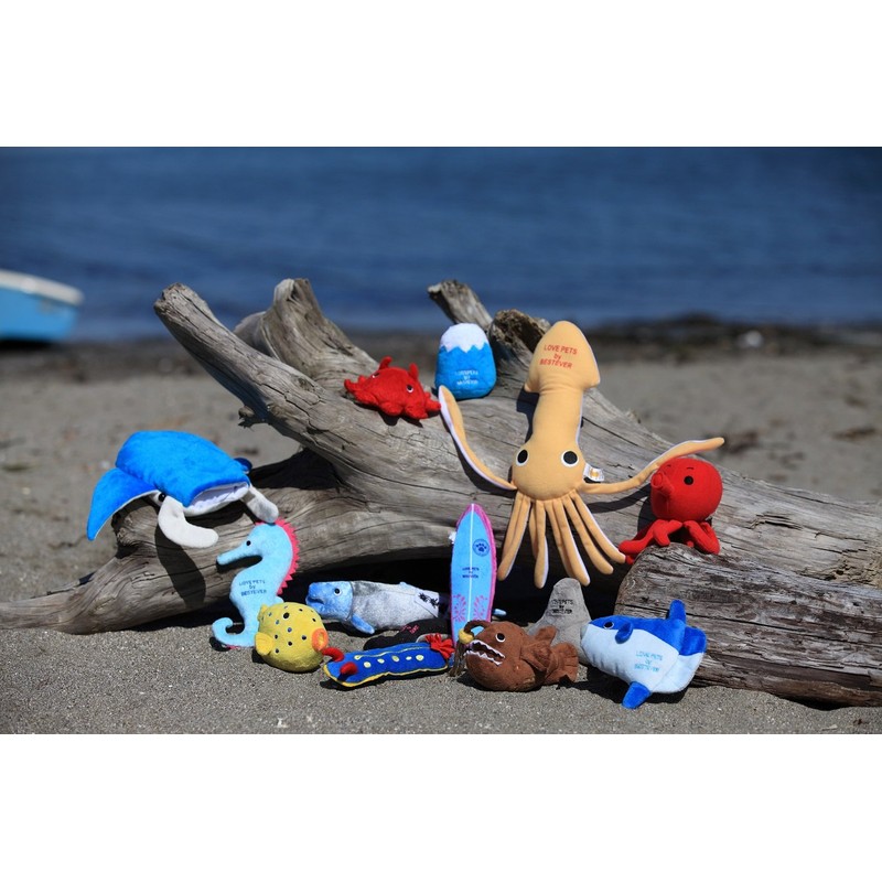 besutoeba-zyapan Pet Toy Cherry Squid 45x10x5 cm Pet Toy Love