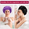 YWKJDDM Satin Bonnet, Pack of 4 Satin Hair Caps, Breathable